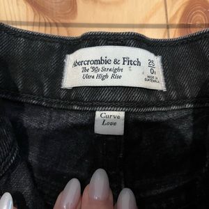 Abercrombie curve love black jeans